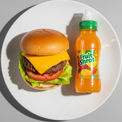 54- Kids Qtr Pounder Cheese Burger Meal 